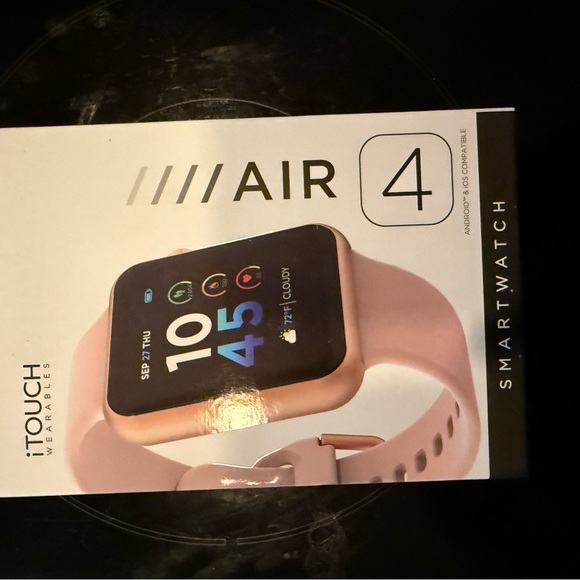 Air 4 Smartwatch - Rose Gold